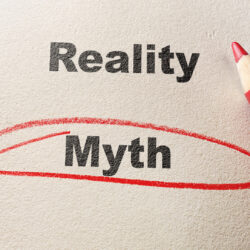 The word "myth" circled in red