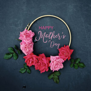 Happy Mother's Day Flower Wreath